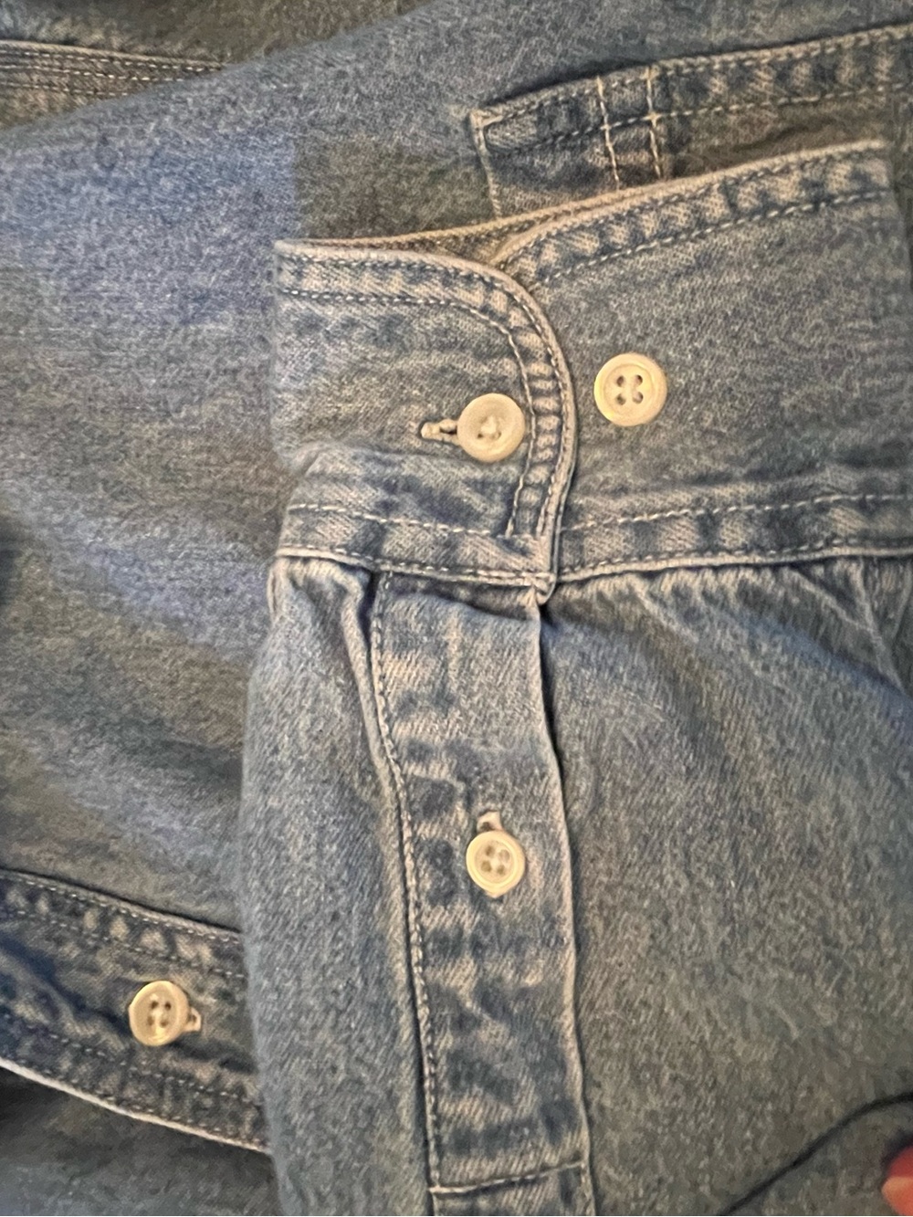 The Disney Store Mickey and Friends Embroidered Back Denim Style Shirt - Picture 9 of 10
